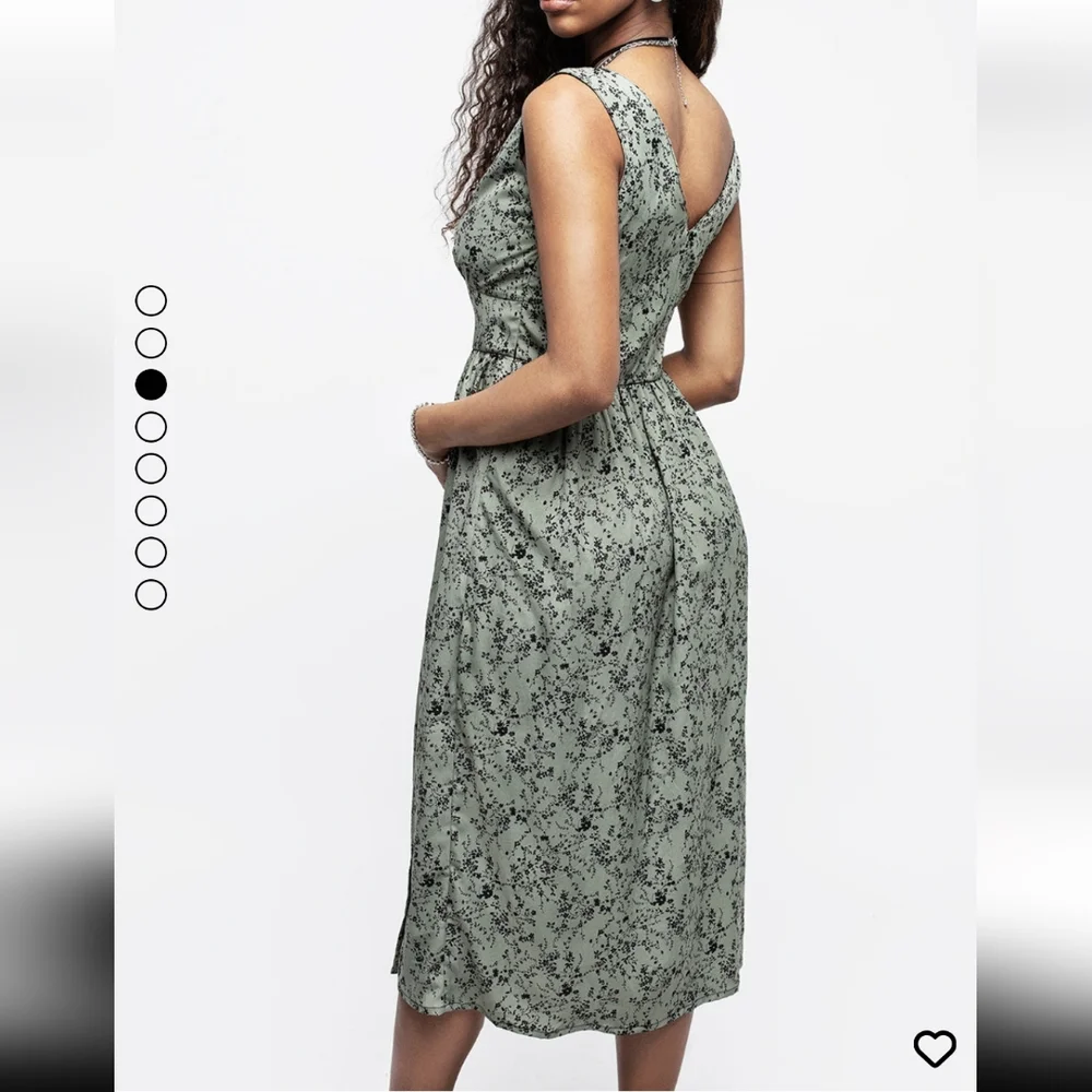 Disturbia Black Floral Midi Dress - Picture 3 of 4